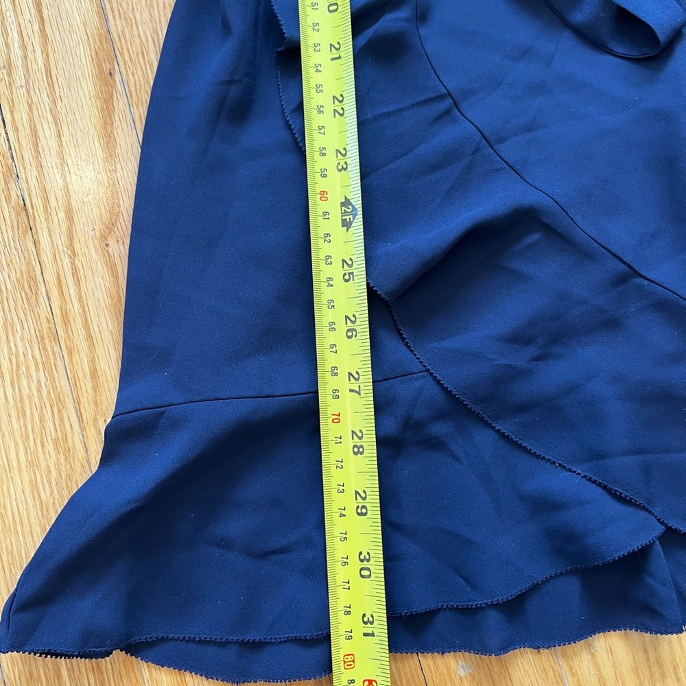 Aritzia Sunday Best Navy Ruffle Dress sz0 - Picture 6 of 7